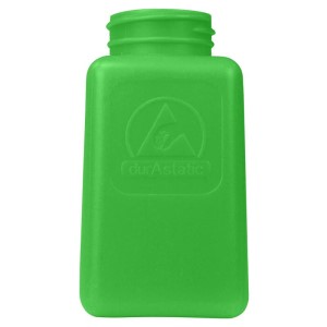 BOTTLE ONLY\, DURASTATIC\, GREEN DISSIPATIVE\, HDPE\, 6OZ